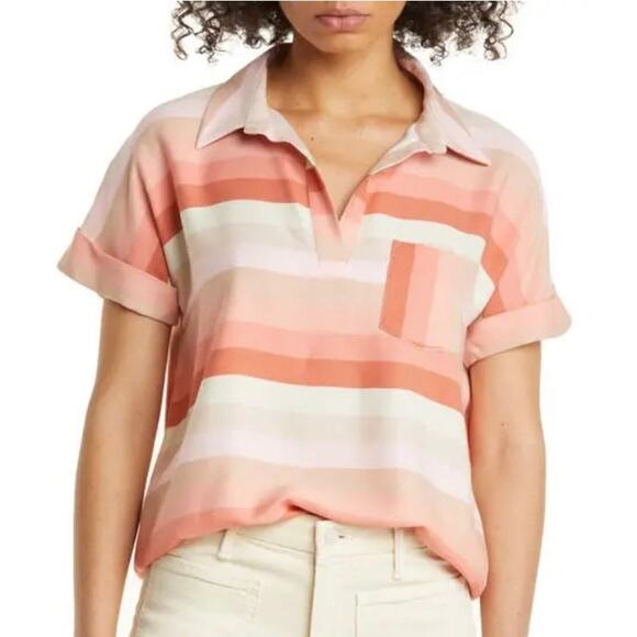 Carlson xxl woman’s stripped blouse (nwot) (b44) - Picture 1 of 5